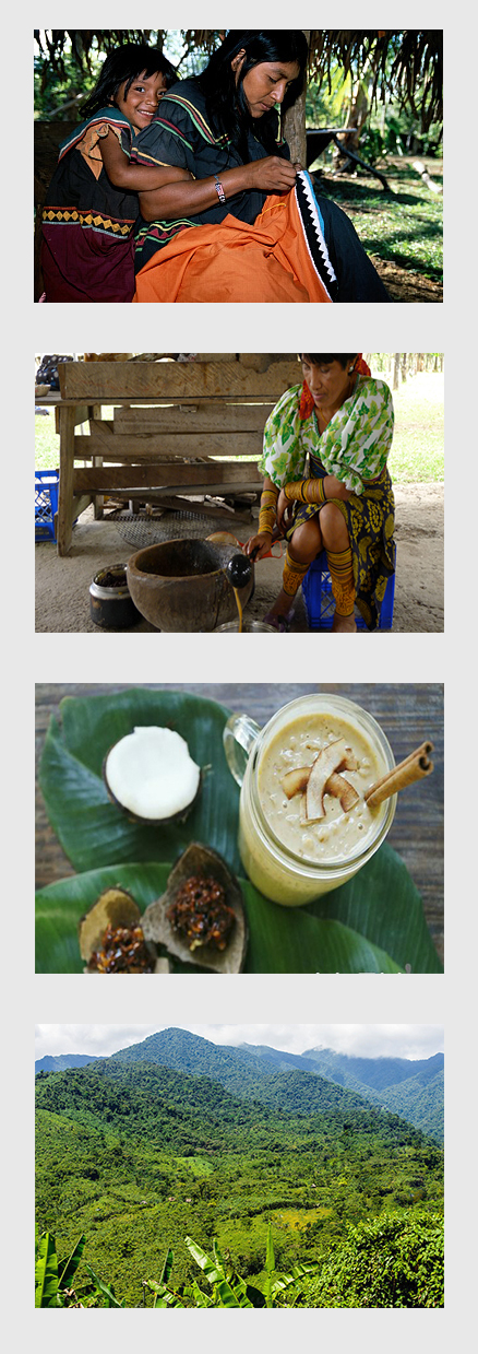 indigenous people cooking Chicheme.